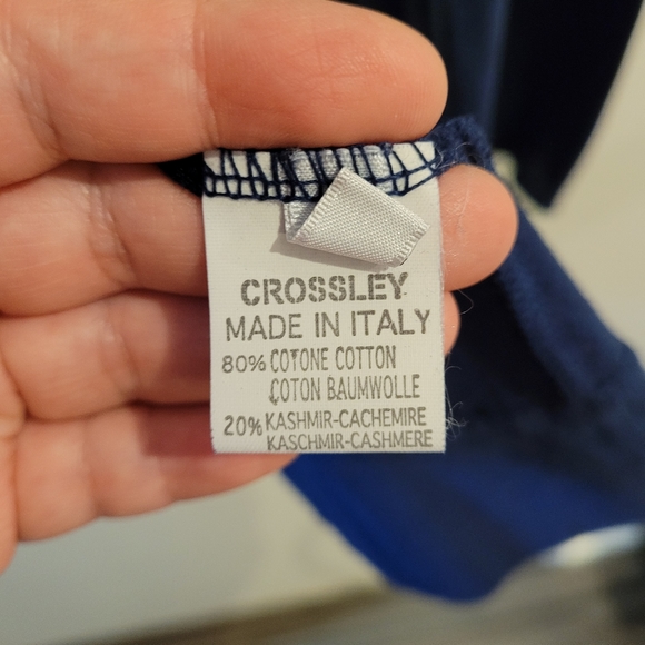 NWT Crossley Blue Shawl Cardigan Sz. S - Picture 6 of 9